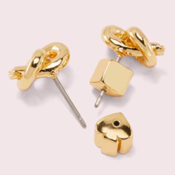 NWT Kate Spade ♠️ Love Me Knot Stud Earrings - Picture 8 of 8